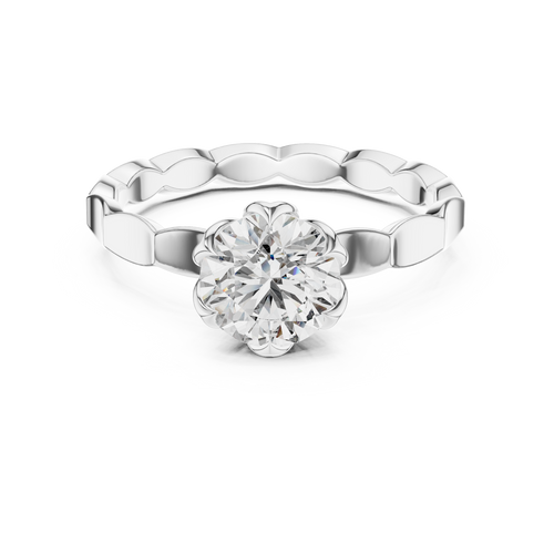 Luminé Petal Ring-silver