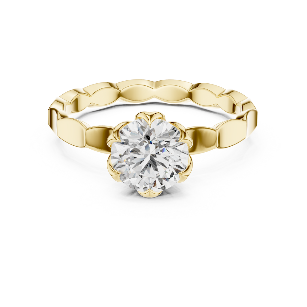 Luminé Petal Ring-gold