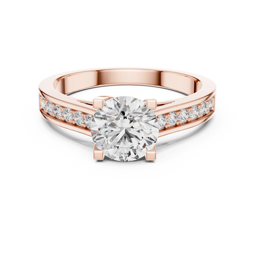 ChannelShine Solitaire-rose gold