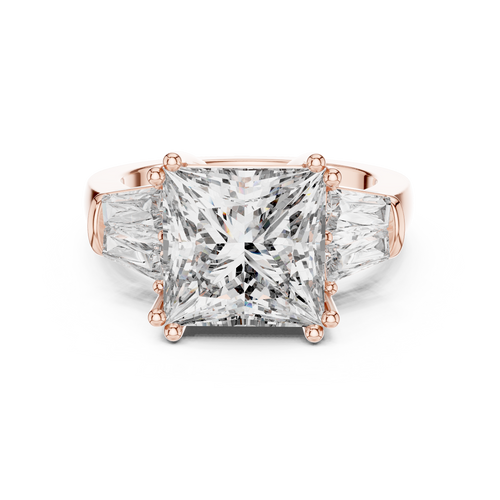 Majestic Princess Solitaire-rose gold