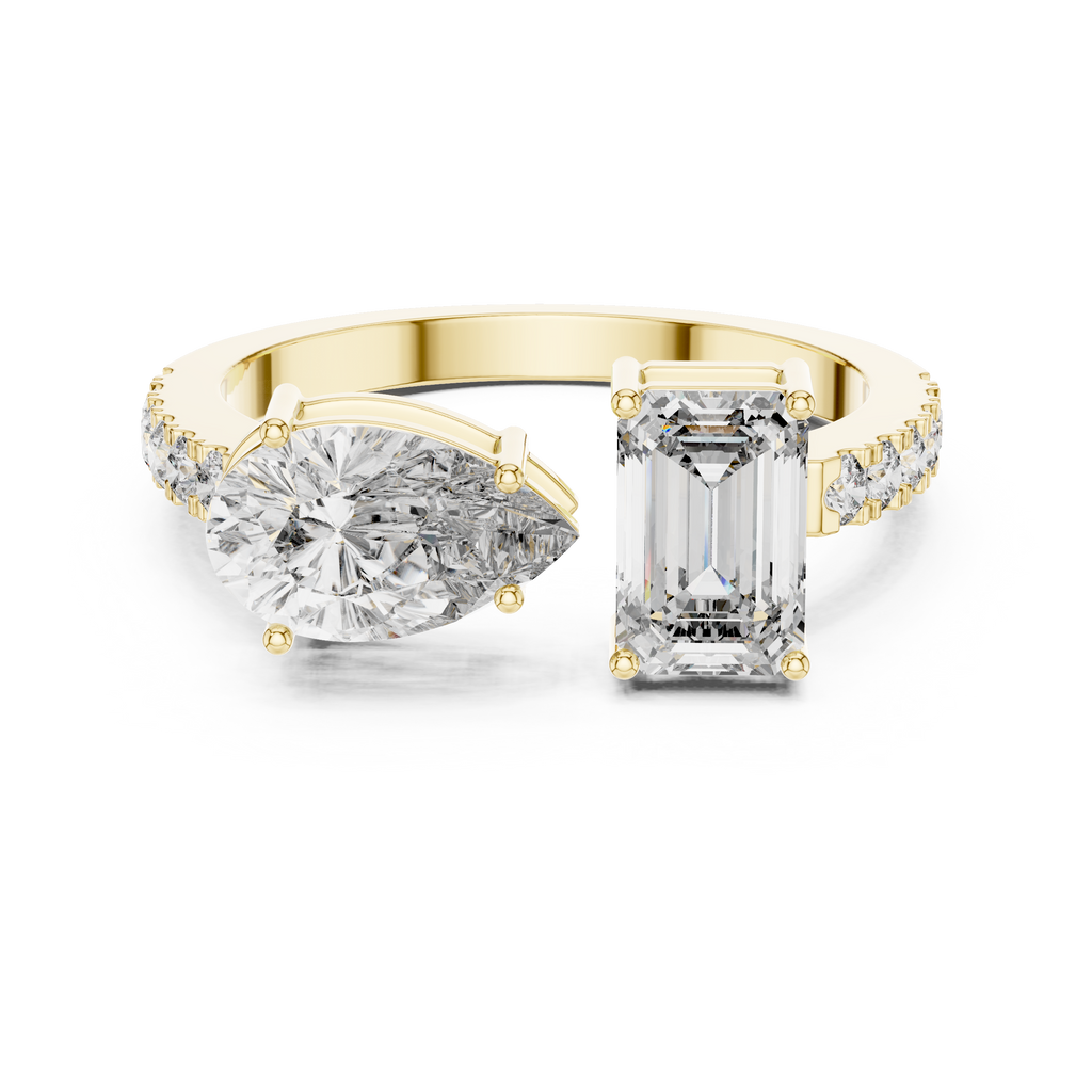 Luminous Duo Ring-gold