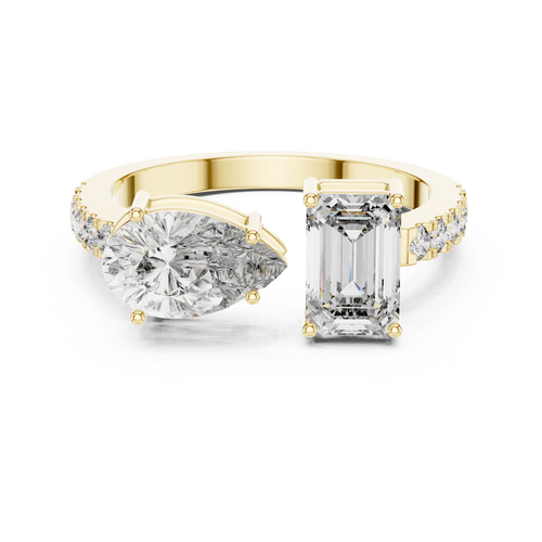 Luminous Duo Ring-gold