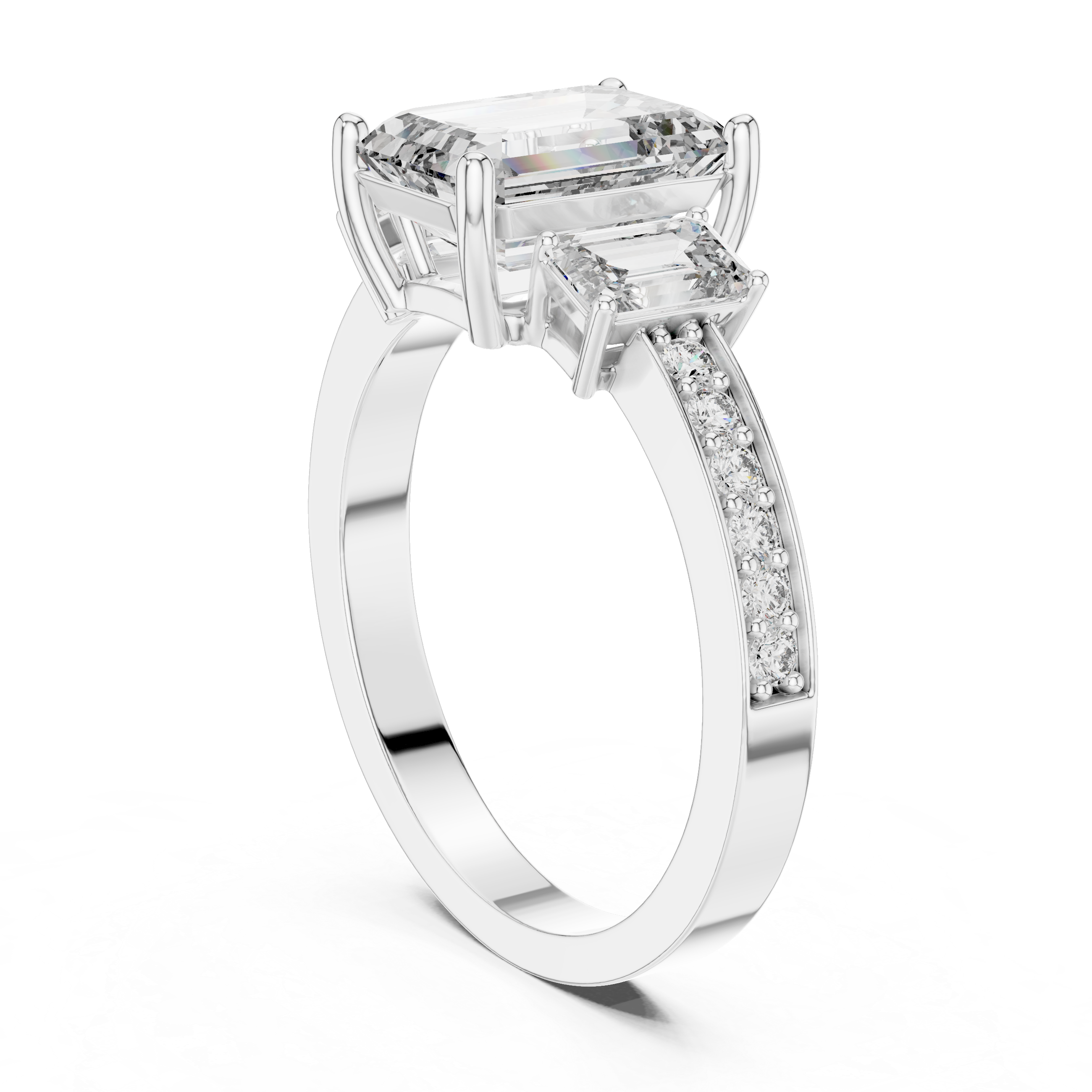 Trinity Luxe Ring-silver