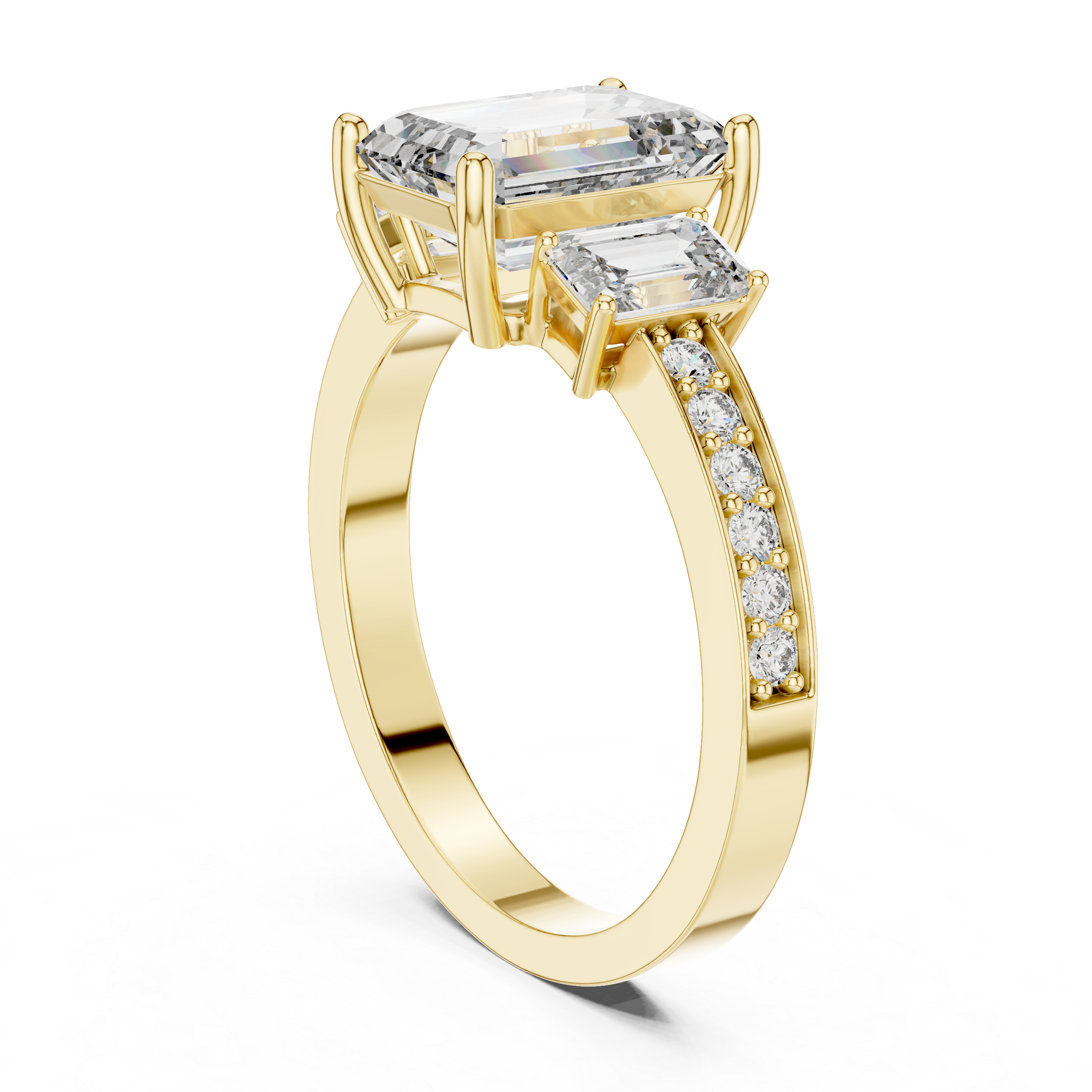Trinity Luxe Ring-gold