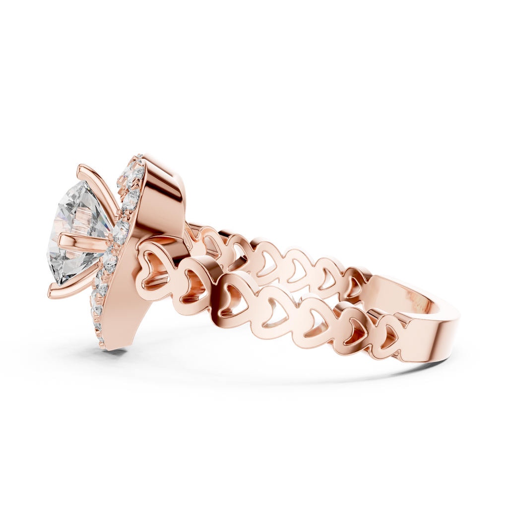 Lovelight Halo Ring-silver