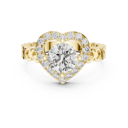 Lovelight Halo Ring-gold