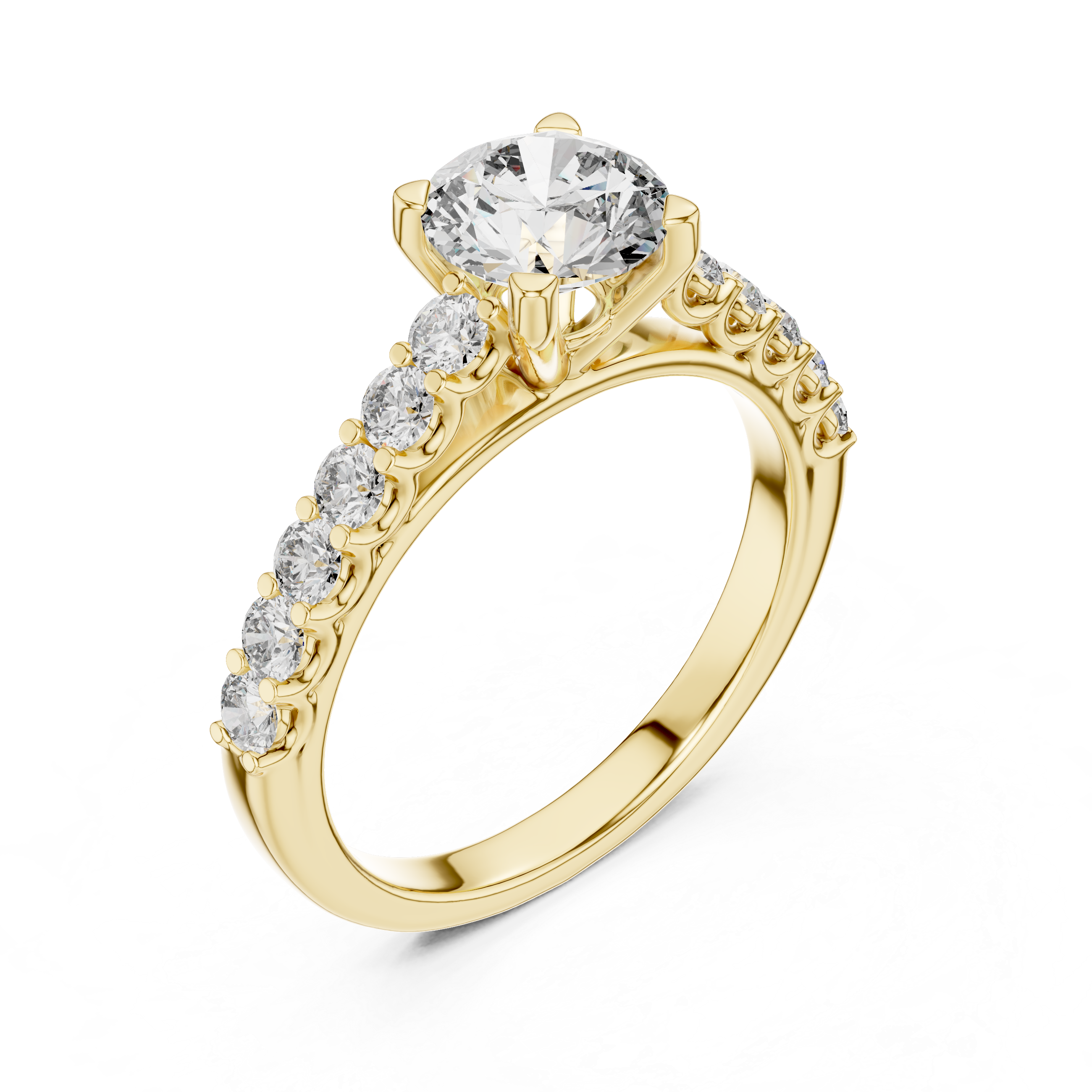 Classic Aurora Solitaire-gold