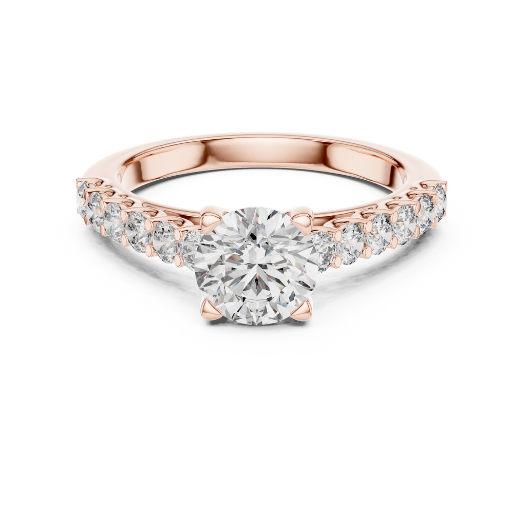 Classic Aurora Solitaire-rose gold