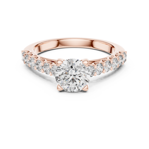 Classic Aurora Solitaire-rose gold
