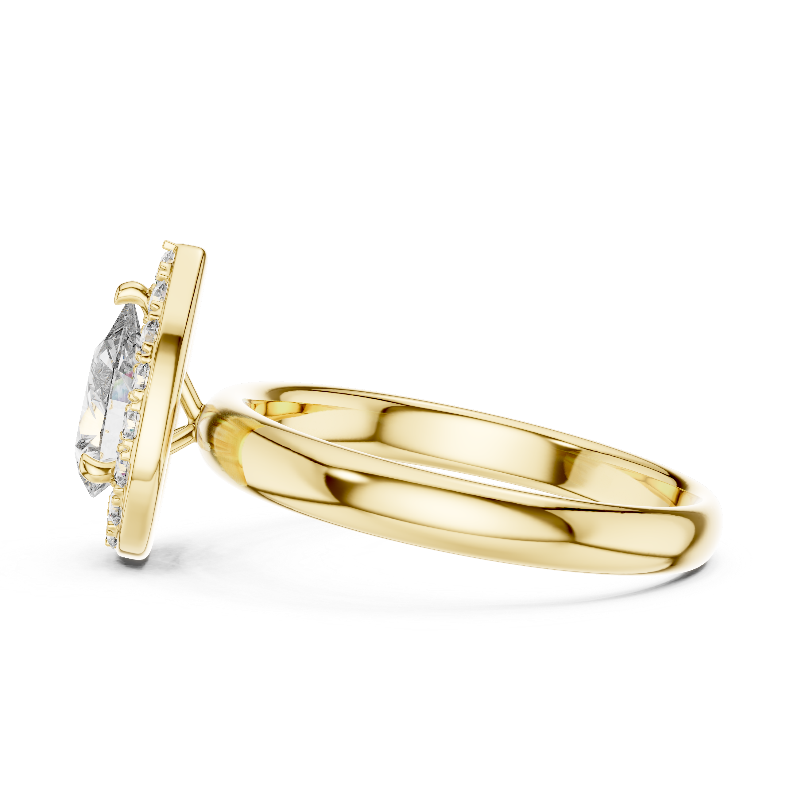 Pearluxe Halo Ring-silver