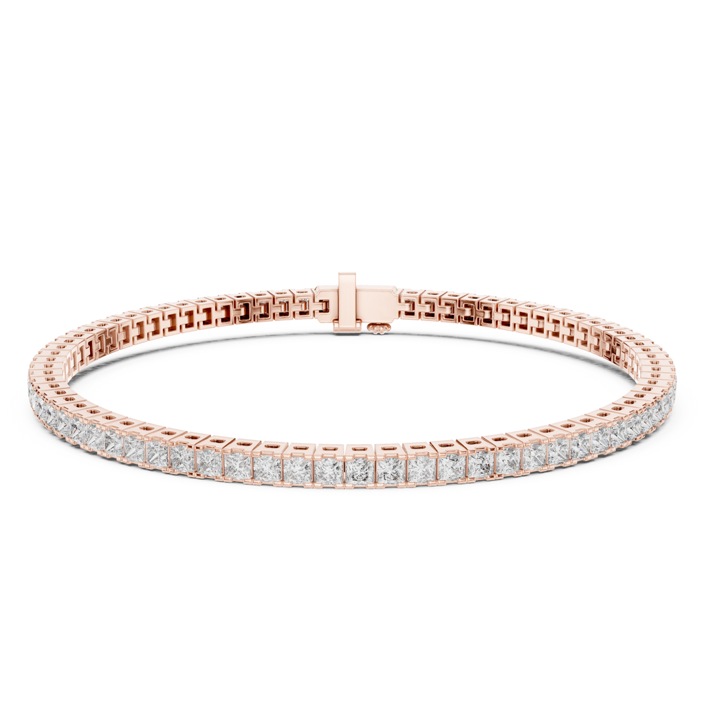 Diamond Mirage Bangle-rose gold