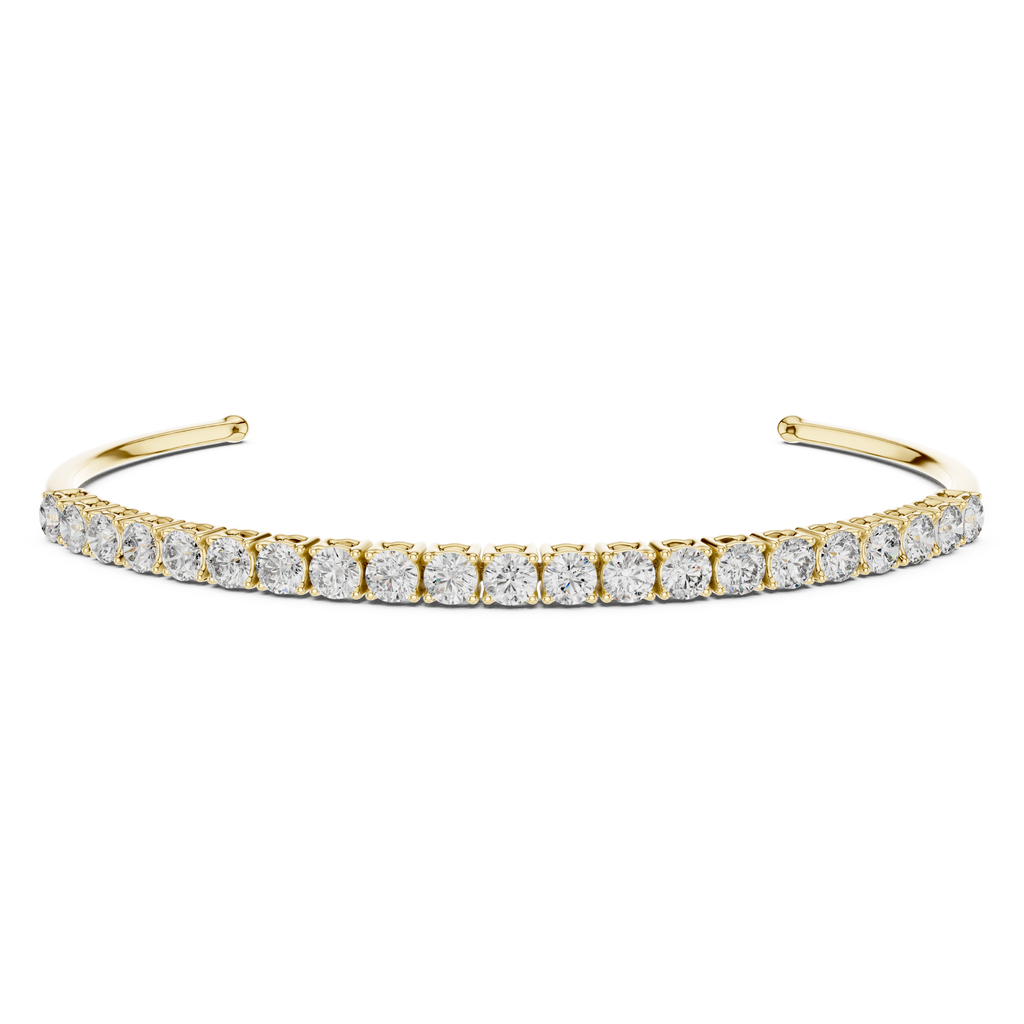 Aurora Shine Gold Plated Bracelet diamond tennis cuff bracelet