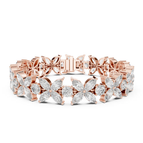Marquise Garden Bracelet-rose gold