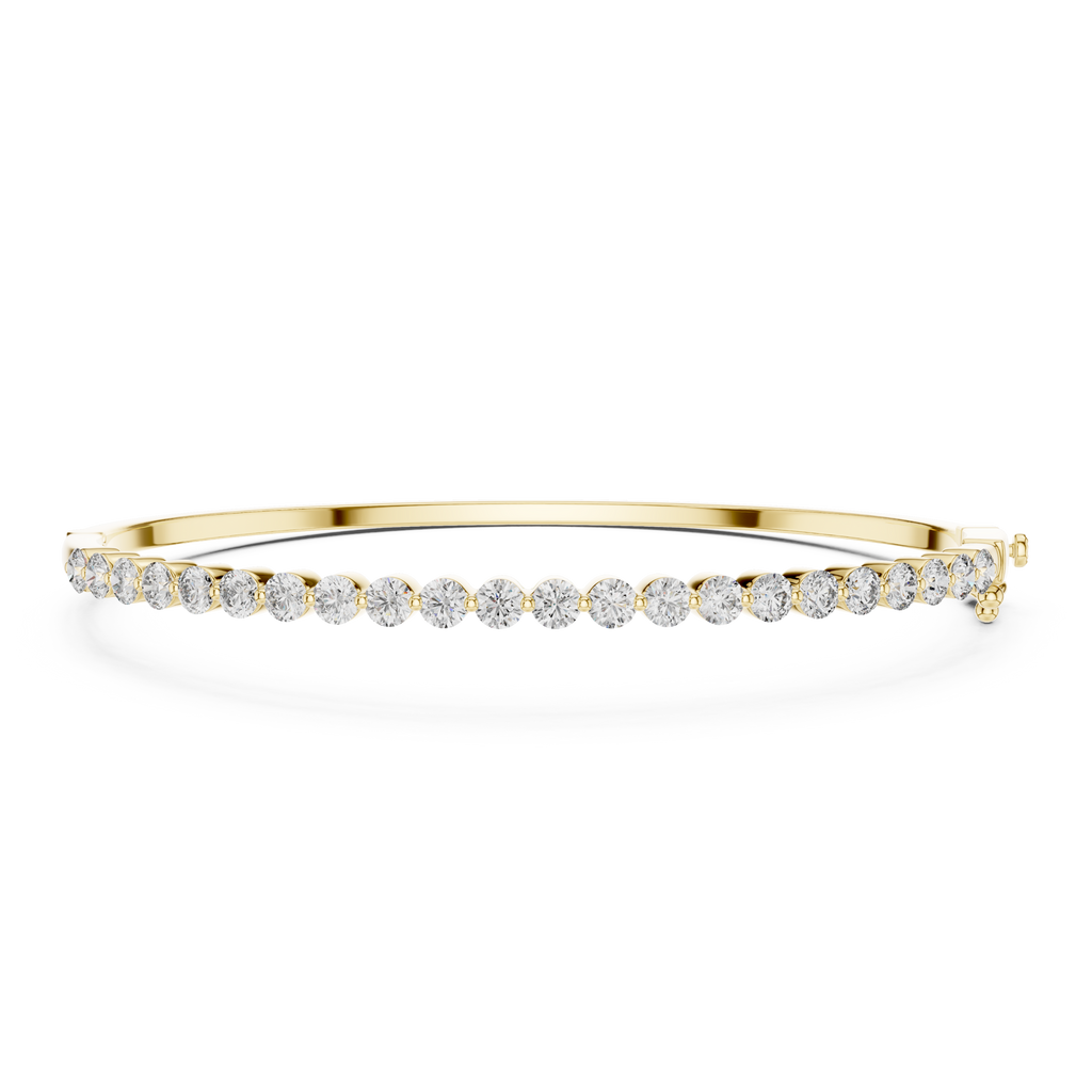 Elegant Blush Gold Plated Bracelet minimalist diamond tennis bracelet