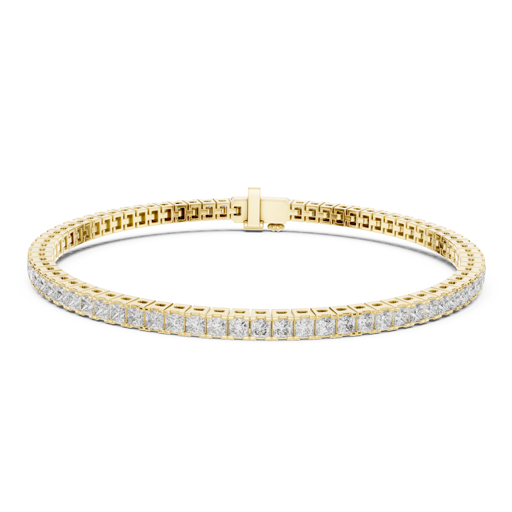 Diamond Mirage Gold Plated Bangle luxury diamond bracelet for women