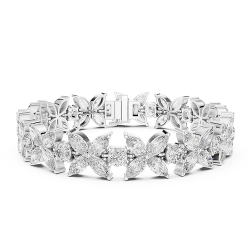 Marquise Garden Bracelet-silver