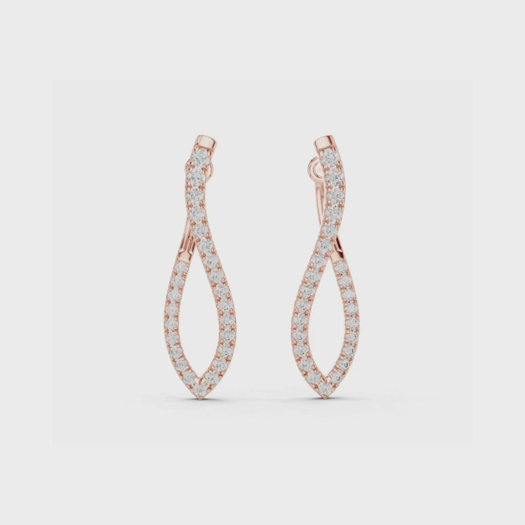 Twilight Loop Earrings-silver