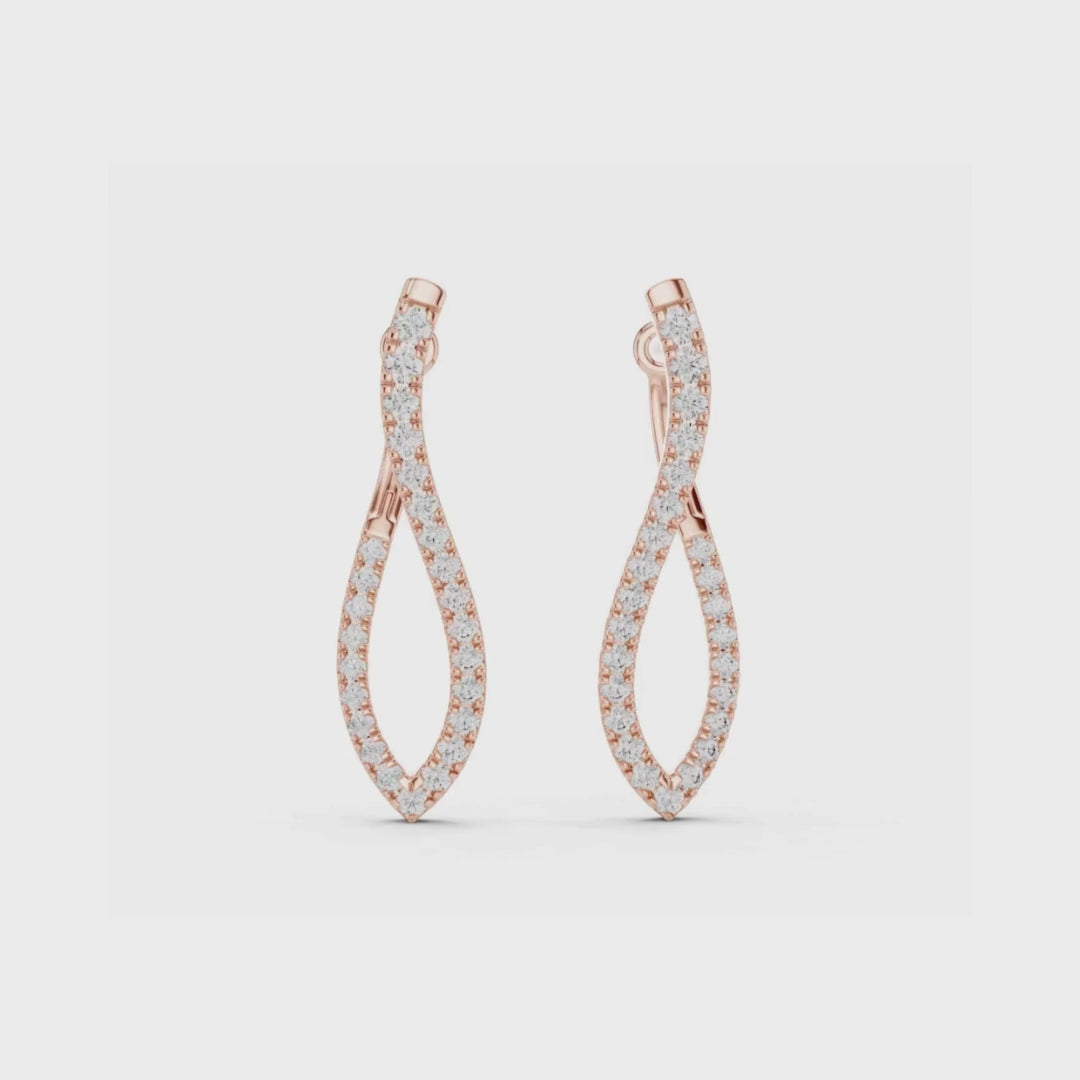 Twilight Loop Earrings-silver