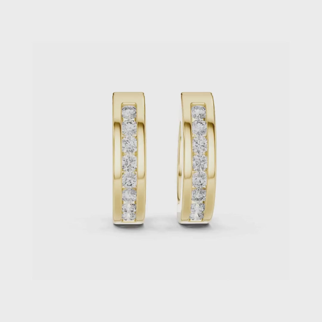 Urban Elegance Hoops-silver