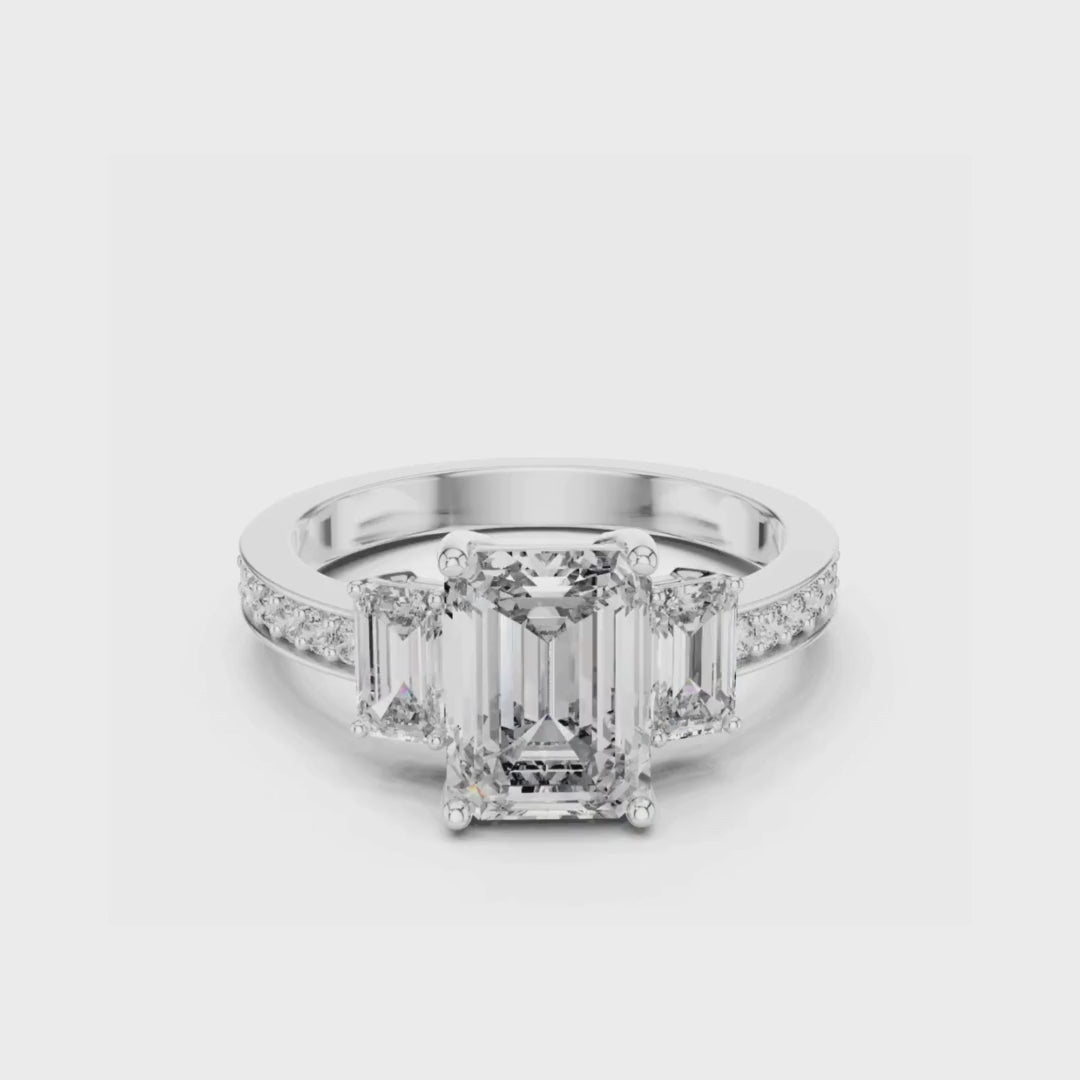 Trinity Luxe Ring-silver