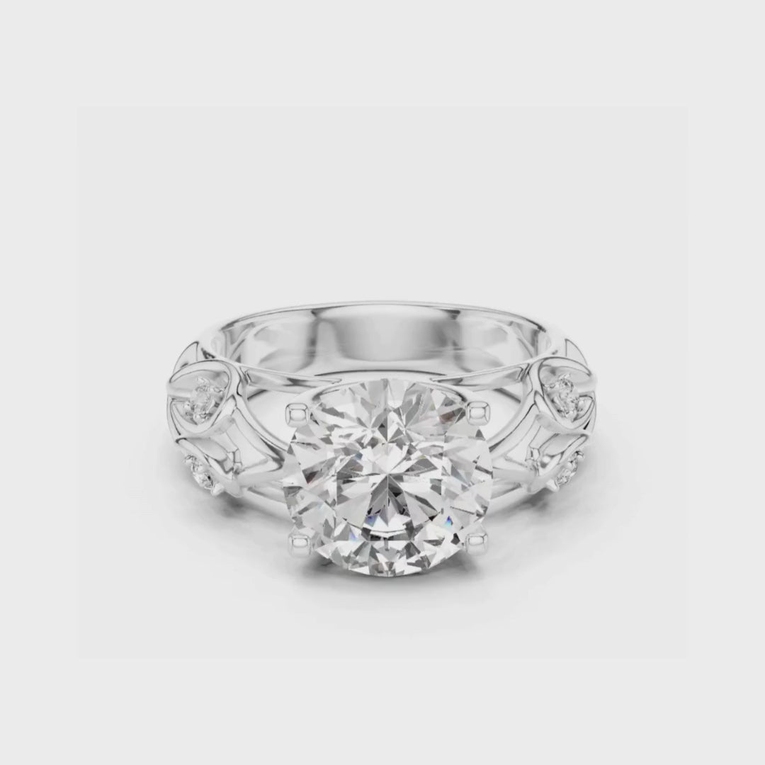 Rosé Aura Solitaire-gold