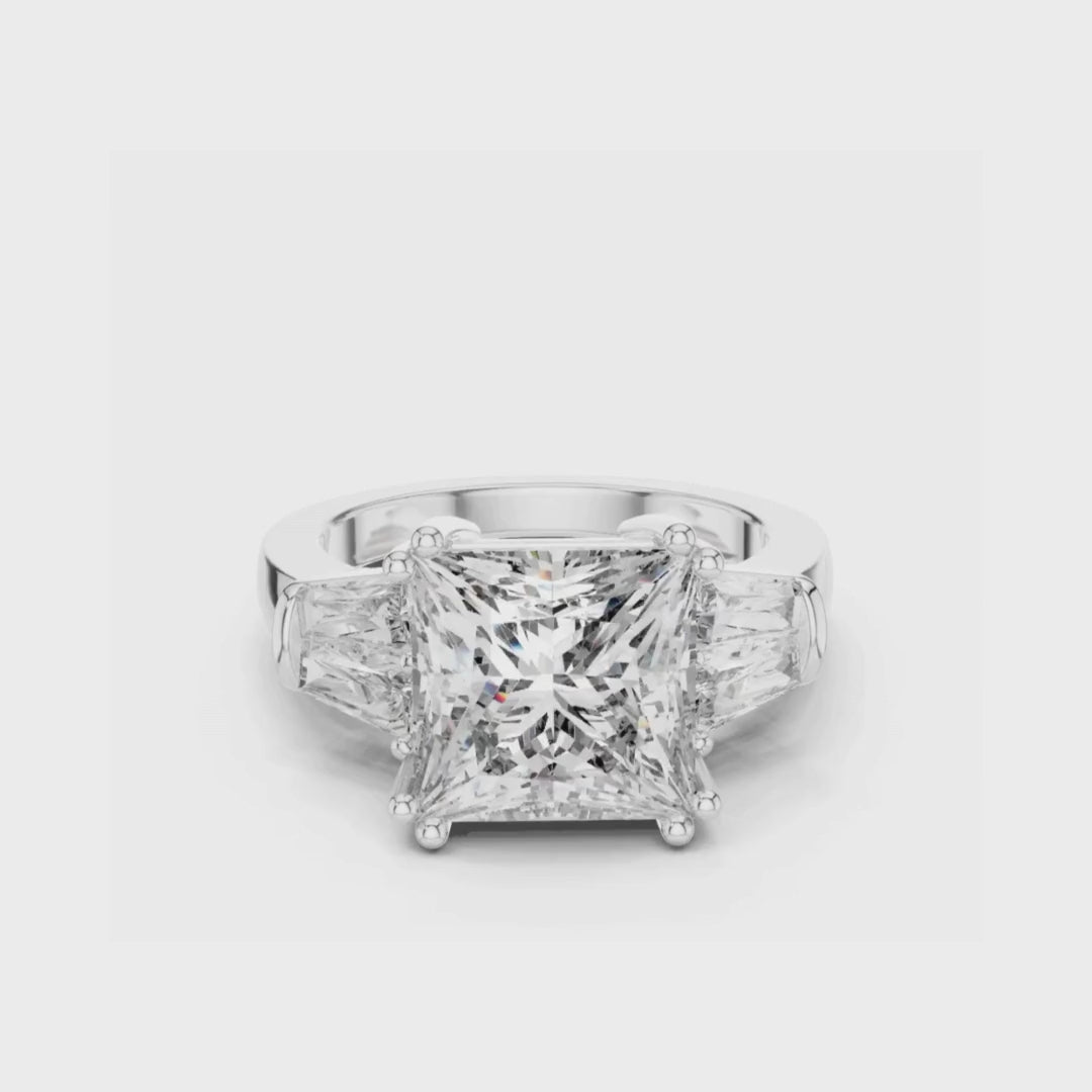 Majestic Princess Solitaire-silver