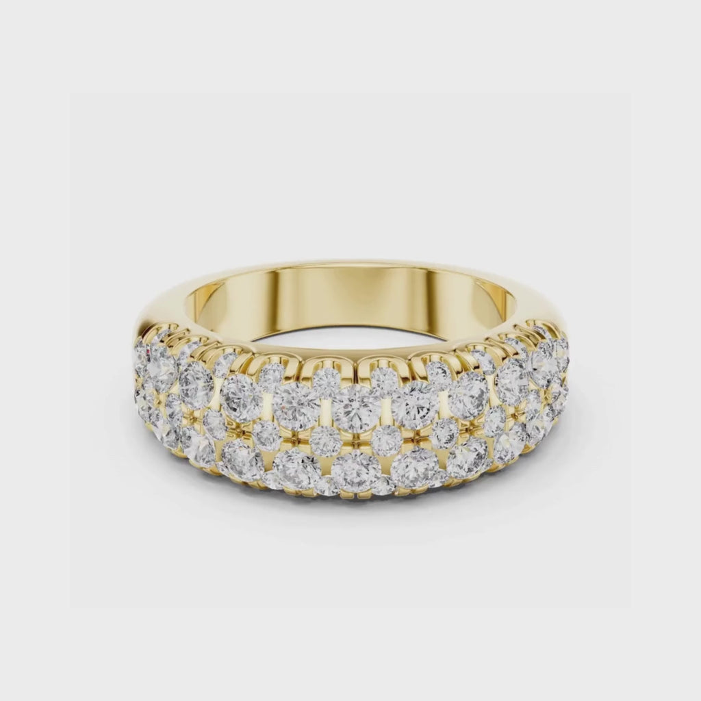 Opulent Starlace Band-silver