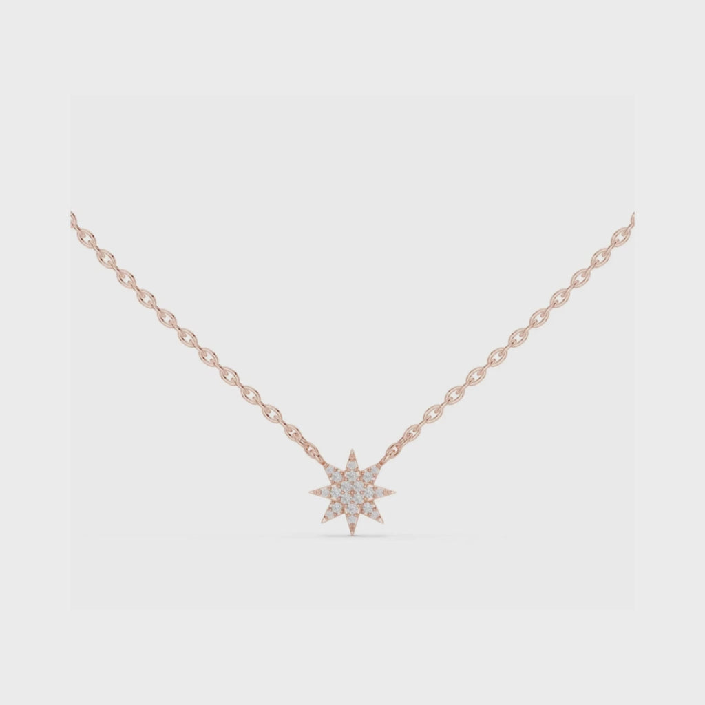 Luminous Nova Necklace-silver