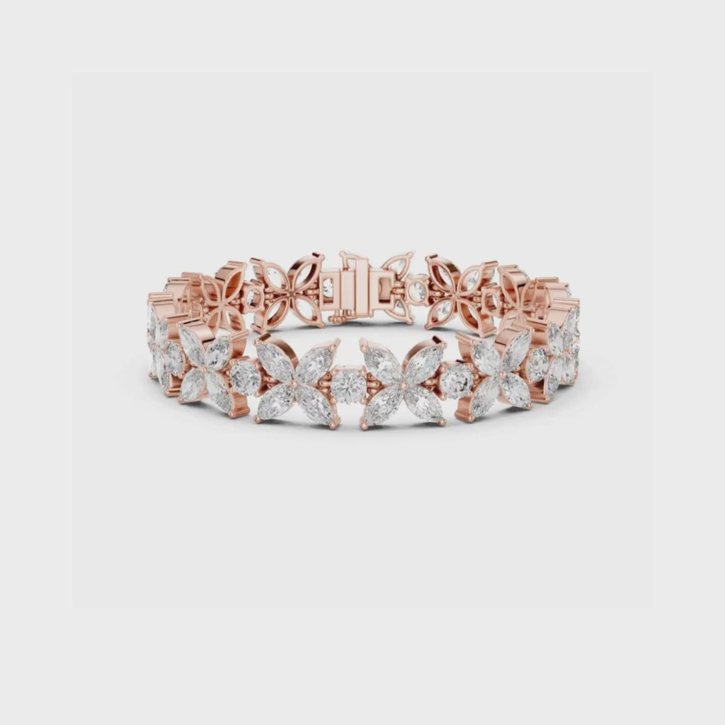 Marquise Garden Bracelet-silver