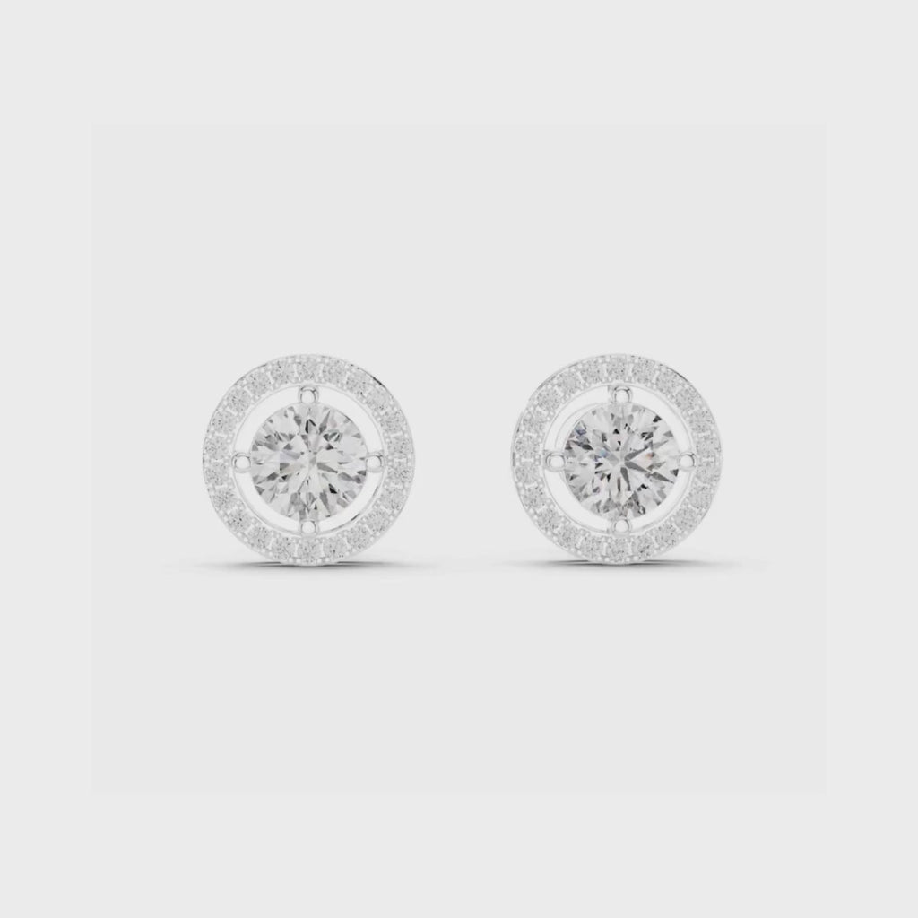HaloSphere Signature Studs-silver