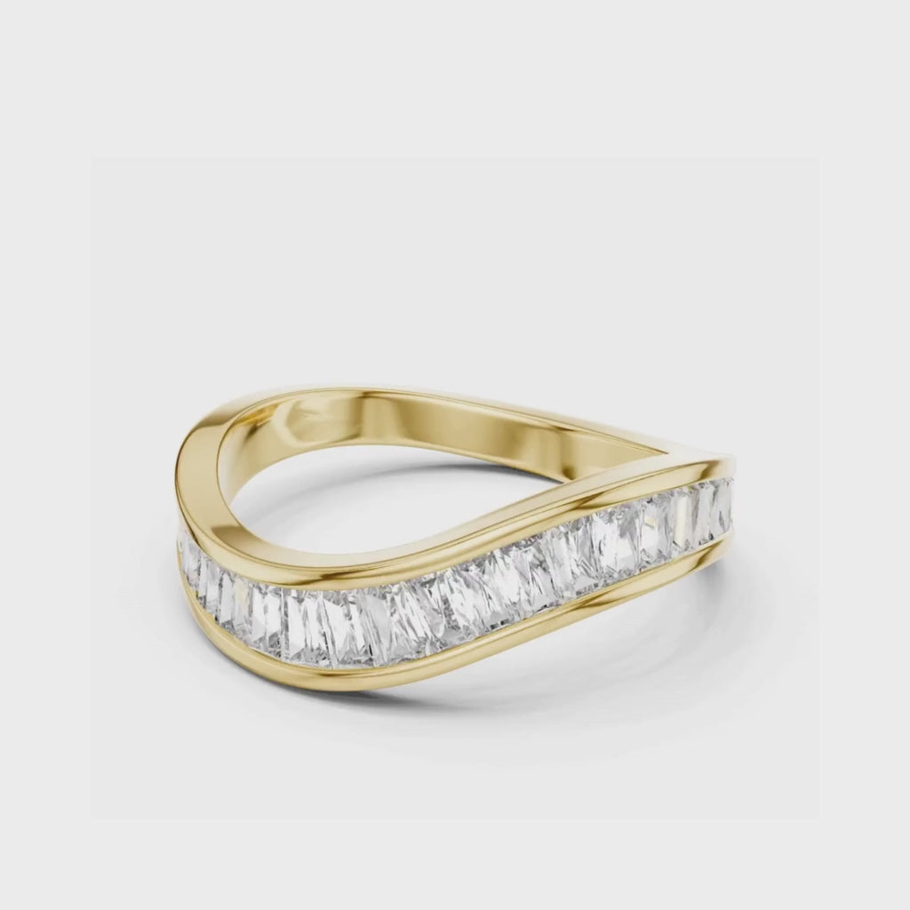 Crystal Crest Ring-silver
