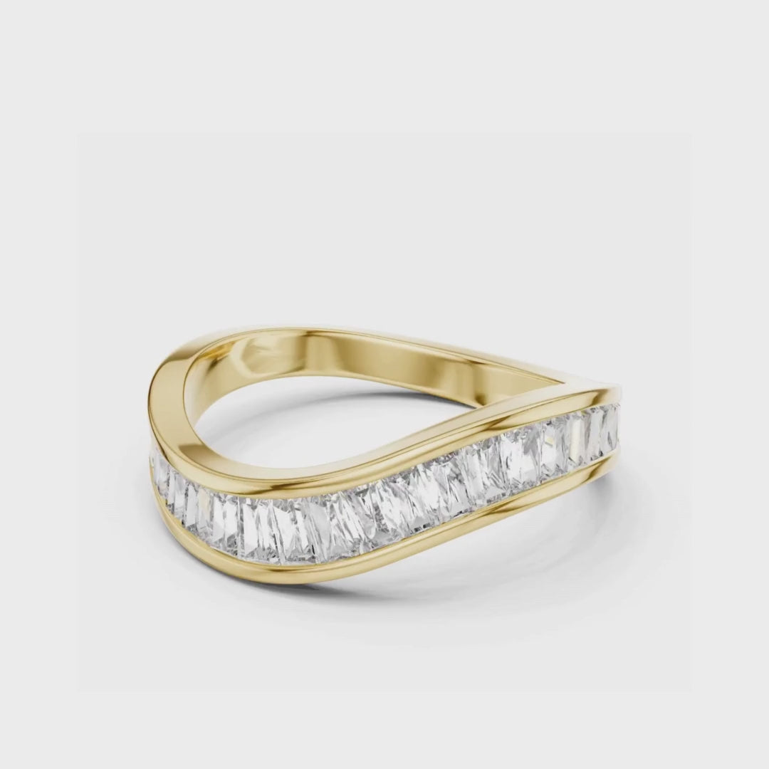 Crystal Crest Ring-silver