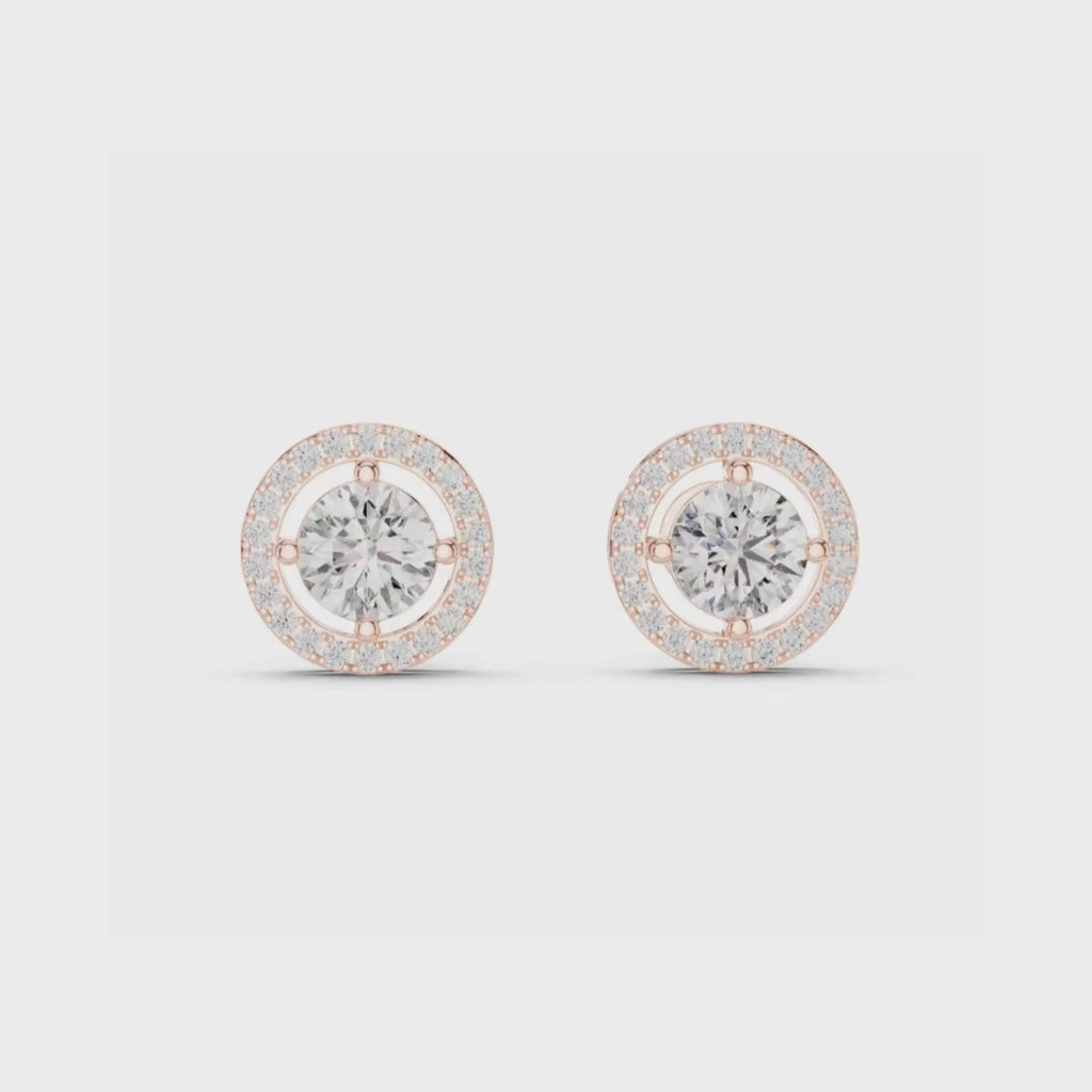 HaloSphere Signature Studs-silver