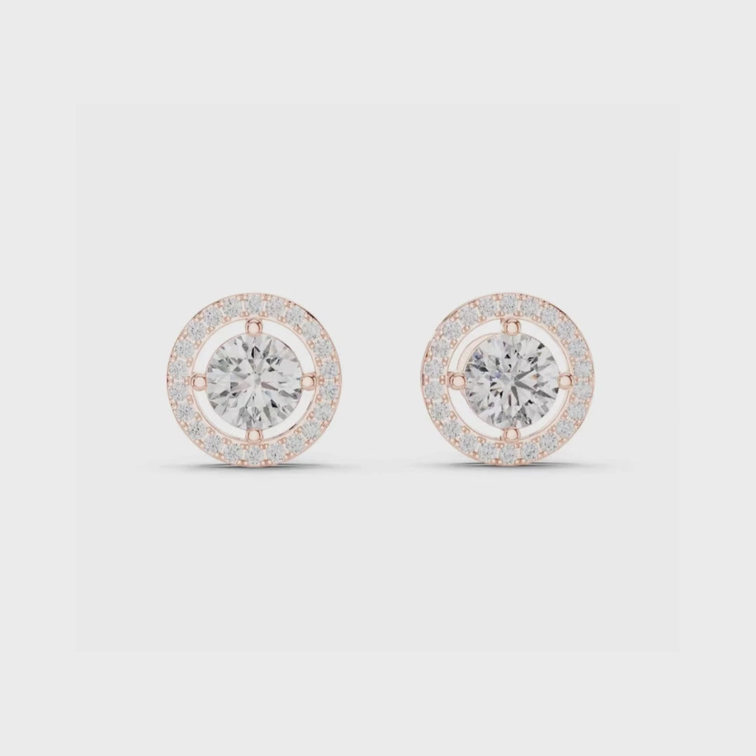 HaloSphere Signature Studs-silver