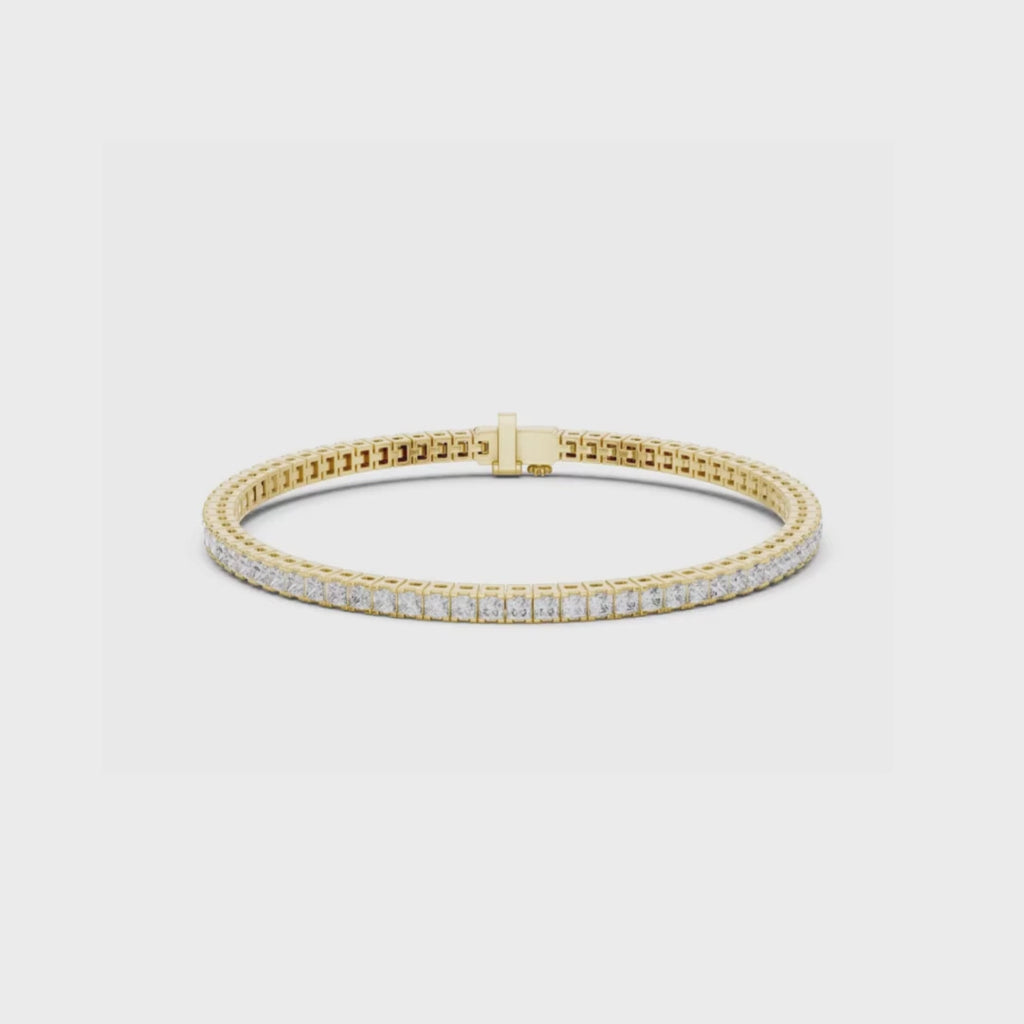 Diamond Mirage Bangle-silver